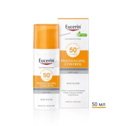 Eucerin слънцезащитен крем за лице age control spf 50 50мл Годен до: 31.10.2026 г.