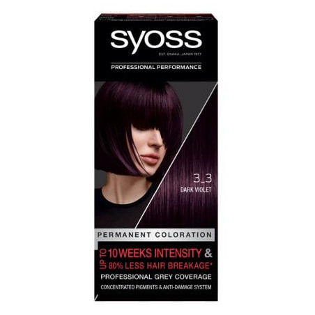 Syoss 3-3 Тъмно виолетов