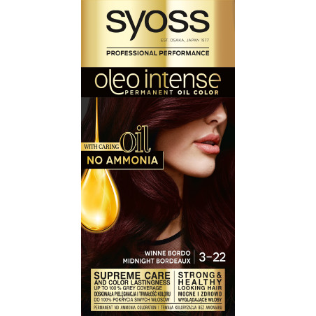 Syoss Oleo 3-22 Среднощно бордо