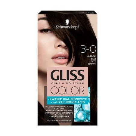 Gliss Color 3-0 Тъмно кафяв