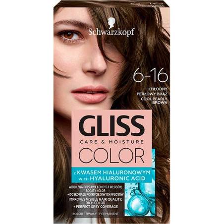 Gliss Color 6-16 Студено перлено кафяв
