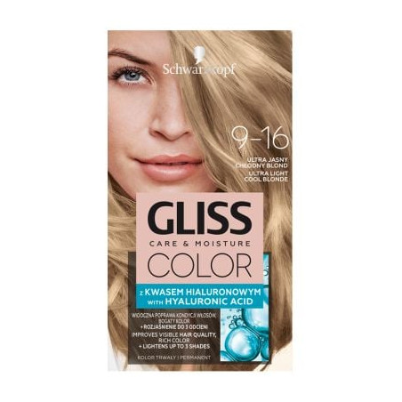 Gliss Color 9-16 Ултра светло хладно рус