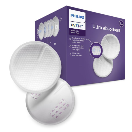 Philips AVENT Еднократни подплънки за гърди - 60 бр./оп. SCF254/61