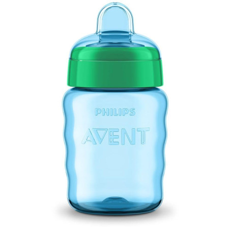 Philips AVENT Чаша за лесен преход без дръжки 260 мл, 9м+, синя SCF553/05