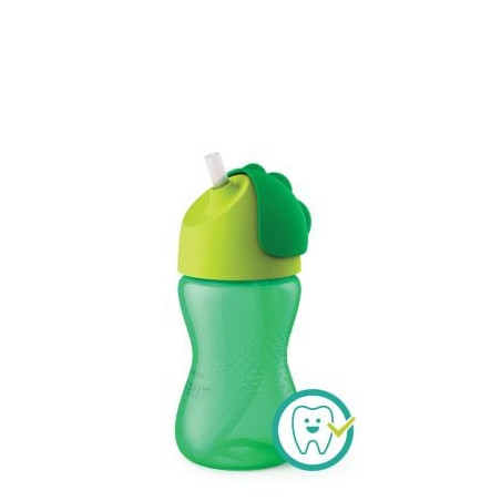 Philips AVENT Чаша със сламка 300 мл, 12м+, ЗЕЛЕНА SCF798/01