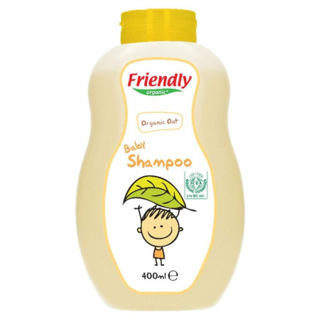 FRIENDLY ORGANIC Бебешки шампоан с органичен овес, 400мл FR1758