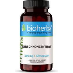 Bioherba Cherry Concentrate 500 mg [60 капсули, 60 Дози]