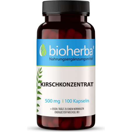 Bioherba Cherry Concentrate 500 mg [60 капсули, 60 Дози]