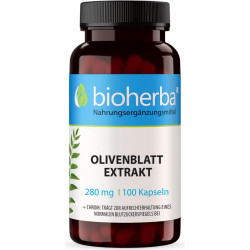 Bioherba Olive Leaf 280 mg [100 капсули]