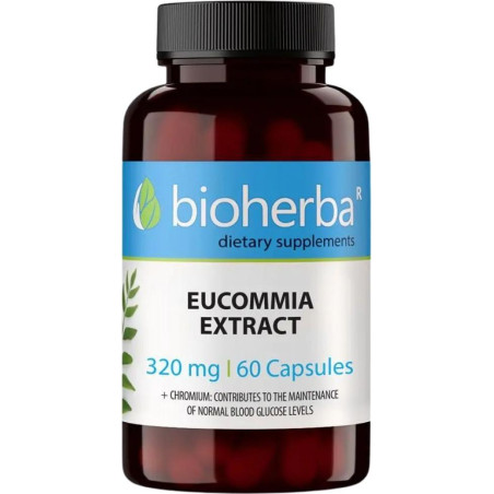 ЕУКОМИЯ (Eucommia ) 320 мг. 60 капсули ново