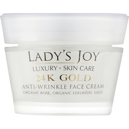 "Lady's Joy Luxury 24K Gold" КРЕМ ЗА ЛИЦЕ ПРОТИВ БРЪЧКИ 50МЛ