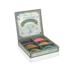 "Aromatherapy" КОМПЛЕКТ ГЛИЦЕРИНОВИ САПУНИ: Роза, Лавандула, Лайка, Пачули, Розмарин, Кедър