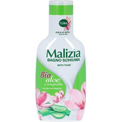 Malizia релаксираща душ-пяна Bio Aloe Vera and Magnolia 1000мл