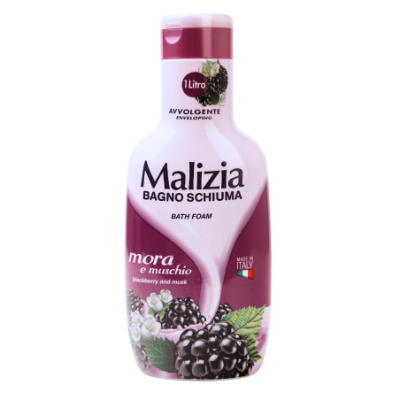 Malizia деликатна душ-пяна Blackberry and Musk 1000мл