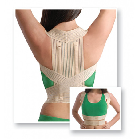 MEDTEXTILE Коректор На Стойката, Еластичен С Твърди Ребра 2011, медицински текстил, L