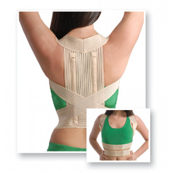 MEDTEXTILE Коректор На Стойката, Еластичен С Твърди Ребра 2011, медицински текстил, XXL