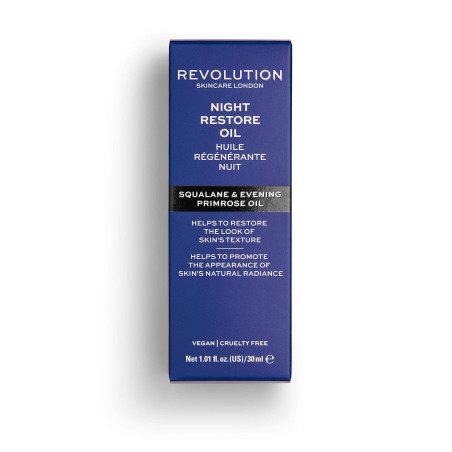RS серум за лице Night Restore Oil възст 30мл