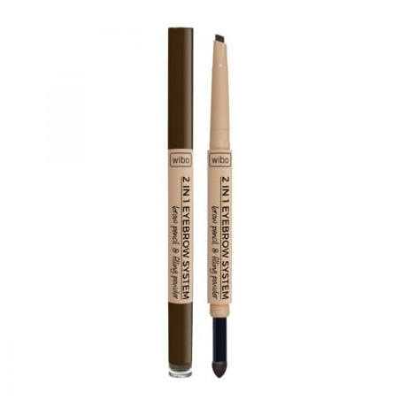 Wibo молив за вежди 2в1 Eyebrow System 3