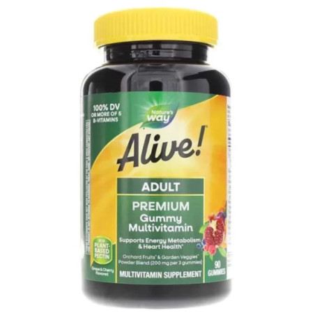 Alive Мултивитамини за възрастни желирани таблетки х90 Nature's Way