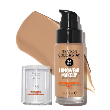 No 350 MAKE UP COLORSTAY NEW COM/OIL SKIN - RICH TAN