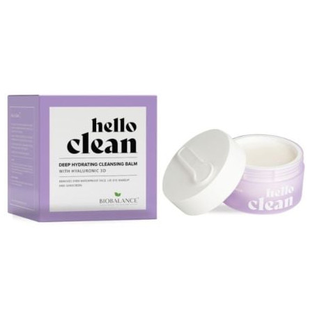 BIOBALANCE HELLO CLEAN БАЛСАМ ЗА ЛИЦЕ ДЪЛБОКО ХИДРАТИРАЩ, ПОЧИСТВАЩ , 100 МЛ / 9.173 /