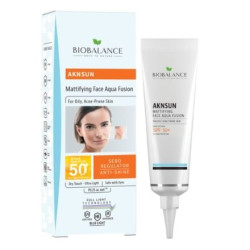 BIOBALANCE AKNSUN СЛЪНЦЕЗАЩ.КРЕМ  МАТИРАЩ,ЗА ПРОБЛЕМНА КОЖА, SPF 50, 40 МЛ / 9.131 /
