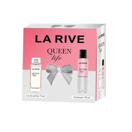 LA RIVE QUEEN OF LIFE K/T D /EDP 75 ML + DEO 150ML/