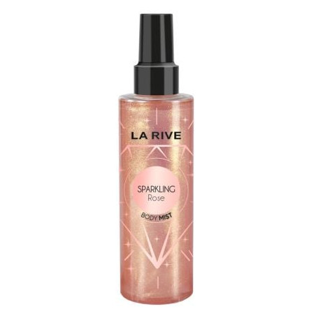 La Rive SPARKLING ROSE Парфюмен спрей за тяло с блясък, 200 мл ( розов )