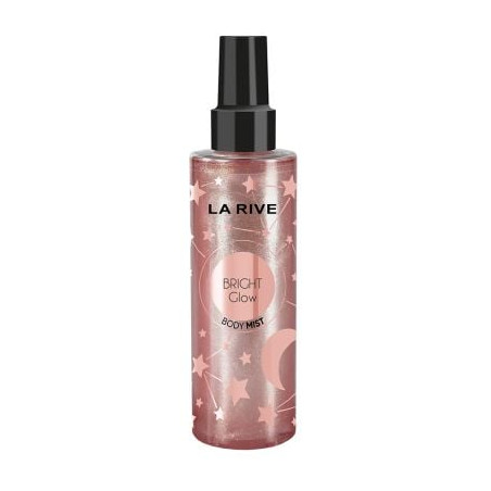 La Rive  BRIGHT GLOW  Парфюмен спрей за тяло с блясък, 200 мл ( звезди )