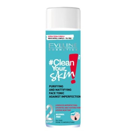 EV1 CLEAN YOUR SKIN ДЪЛБОКО ПОЧИСТВАЩ И МАТИРАЩ ТОНИК, 225 МЛ
