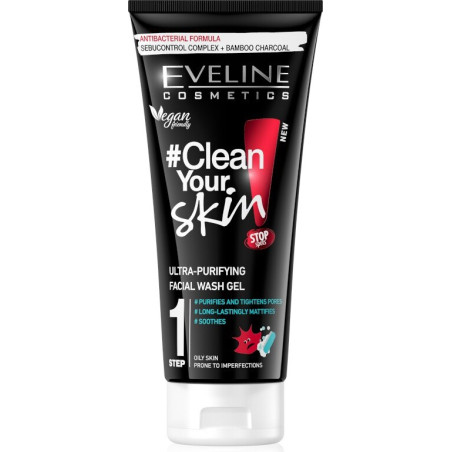 EV1 CLEAN YOUR SKIN ДЪЛБОКОПОЧИСТВАЩ ИЗМИВАЩ ГЕЛ, 200 МЛ
