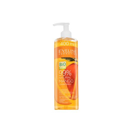 EV1 99% Natural MANGO Озаряващ и подхранващ гел за лице и тяло, 400 мл