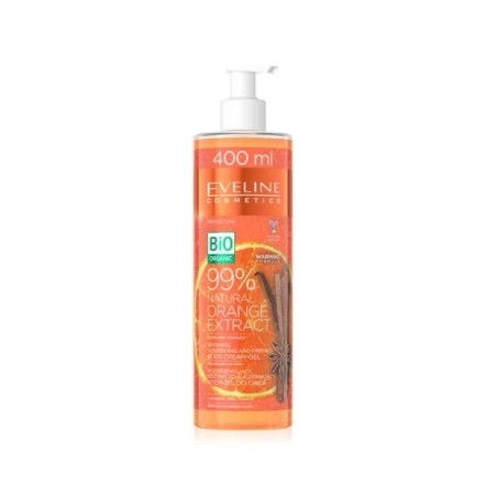 EV1 99% Natural ORANGE EXTRACT Подхранващ и стягащ крем-гел за тяло - загряваща формула, 400 мл
