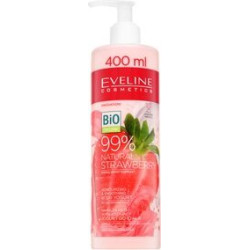 EV1 99% Natural STRAWBERRY Хидратиращ и изглаждащ йогурт за тяло, 400 мл