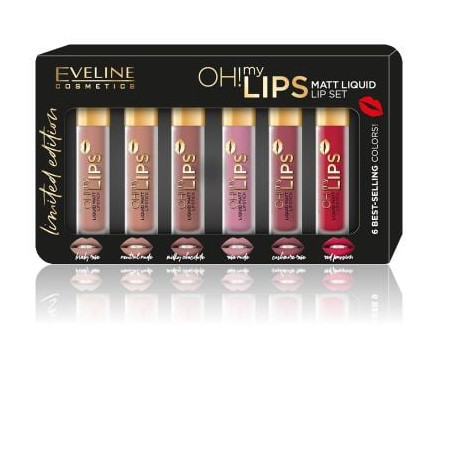 EV1 OH MY LIPS КОМПЛЕКТ 6 МИНИ ЧЕРВИЛА