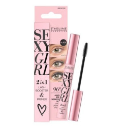 EV11 СЕРУМ ЗА МИГЛИ SEXY GIRL 2IN1  ЗА РАЗТЕЖ И ОСНОВА ЗА СПИРАЛА