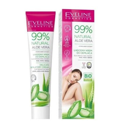 EV1 99% NATURAL ALOE VERA ДЕПИЛИРАЩ КРЕМ ЗА РЪЦЕ, КРАКА И БИКИНИ ЗОНА, 125 МЛ