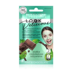 EV1 LOOK DELICIOUS ИЗГЛАЖДАЩА  БИО МАСКА ЗА ЛИЦЕ ШОКОЛАД & МЕНТА