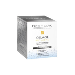 DD OILAGE НОЩЕН КРЕМ, ВЪЗСТАНОВЯВАЩ ПЛЪТНОСТТА НА КОЖАТА, 50 ГР.
