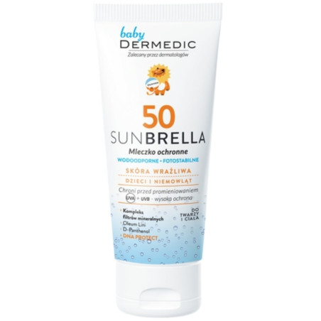 DD SUNBRELLA BABY СЛЪНЦЕЗАЩИТЕН КРЕМ ЗА ЛИЦЕ ОТ ПЪРВИЯ ДЕН SPF 50 , 50 МЛ