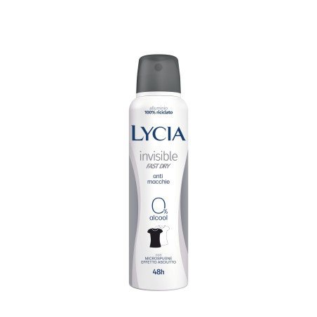 LYCIA Дезодорант Инвизибъл Фаст Драй 150 mL