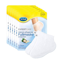 SCHOLL подхранваща маска за крака “ЕXPERTCARE” с масло от макадамия, тип чорап 2 бр. в к-кт