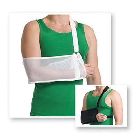 MEDTEXTILE Поддържаща туника за фиксиране на ръка, олекотена, бяла 9912 S, медицински текстил
