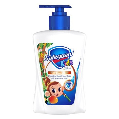 SAFEGUARD Kids Tropic течен, течен сапун, 225 мл
