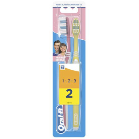 ORAL-B Delicate White, четка за зъби, 1+1бр.