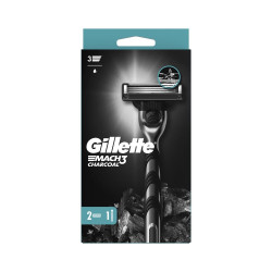 GILLETTE Mach 3 Charcoal + 2 ножчета, самобръсначка