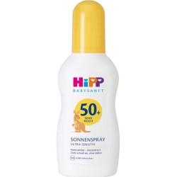 HIPP Babysanft 90803, слънцезащитен спрей, за Бебе SPF 50+, 150 мл
