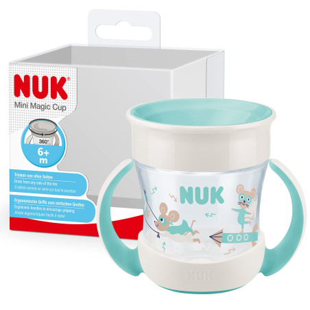 NUK EVOLUTION mini Magic Cup, 6+м., неутрална, 160мл.