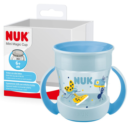 NUK EVOLUTION mini Magic Cup, 6+м., синя, 160мл.