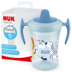 NUK EVOLUTION Trainer Cup, Чаша 230мл., 6+ месеца, синя